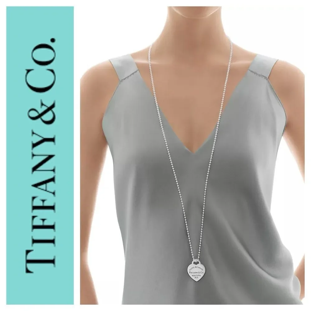 Tiffany & Co. Return to Tiffany Heart Tag Pendant 925 Sterling Silver ($901) - Picture 9 of 9